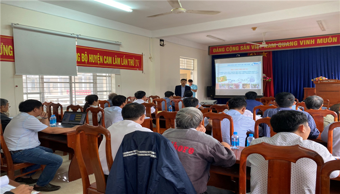 Hội thảo “Áp dụng công nghệ tưới kết hợp giải pháp canh tác tiên tiến nâng cao giá trị bền vững cho cây xoài” huyện Cam Lâm, Khánh Hòa