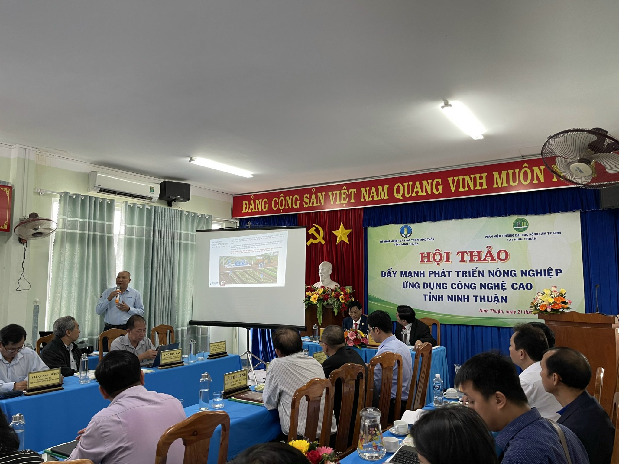 Công ty Khang Thịnh tham gia Hội thảo Đẩy mạnh phát triển Nông nghiệp Ứng dụng CNC Tỉnh Ninh Thuận năm 2021