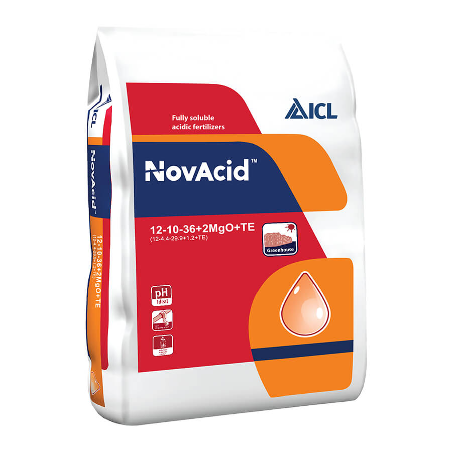 Phân bón NOVACID 12-10-36+2MgO+TE – chuyên giá thể
