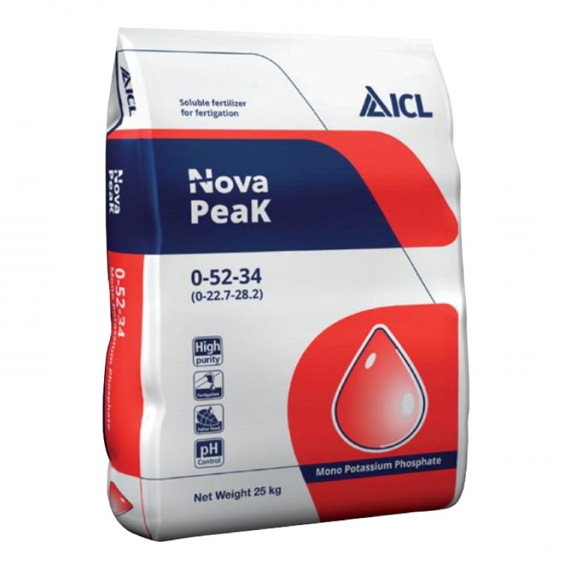 Phân bón Nova Peak 0-52-34 (MKP) – ICL