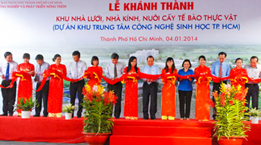 Khánh thành khu nuôi cấy tế bào thực vật hiện đại nhất phía Nam