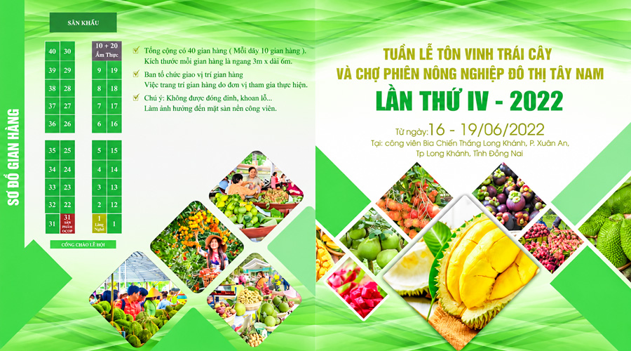 Khang Thịnh tham gia tuần lễ tôn vinh trái cây và Chợ phiên nông nghiệp đô thị Tây Nam năm 2022