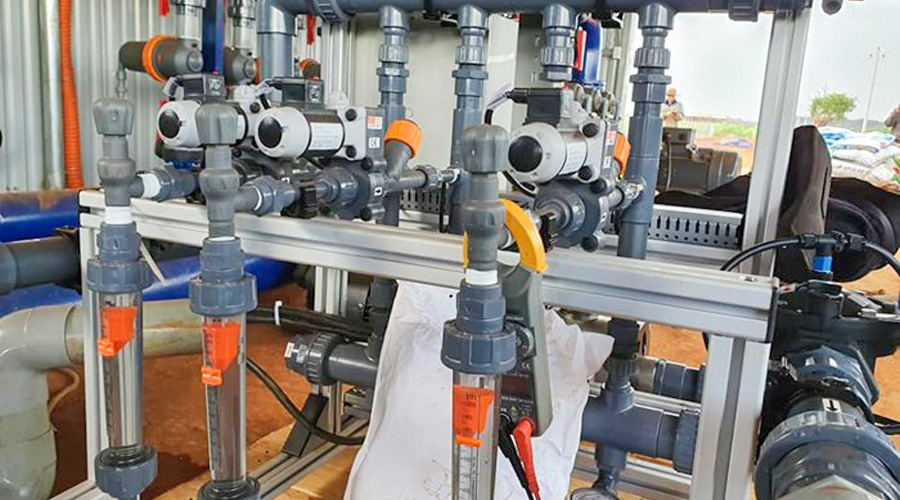 Dự án thi công máy tưới và châm phân tự động Fertikit tại Tây Nguyên