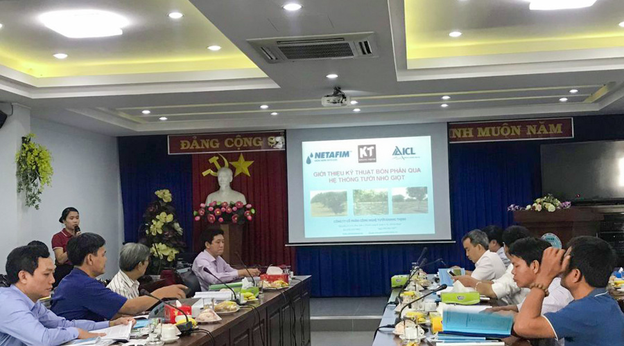 Hội thảo “Quy trình tưới hợp lý kết hợp bón phân cho cây trồng chủ lực”-Viện Khoa học Thủy Lợi VN